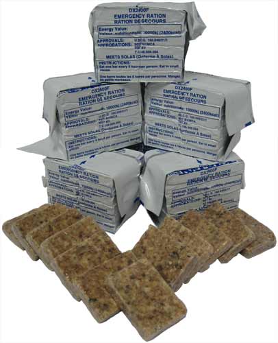Datrex 3600 Calorie Food Bar - Case - 5 Year Shelf Life